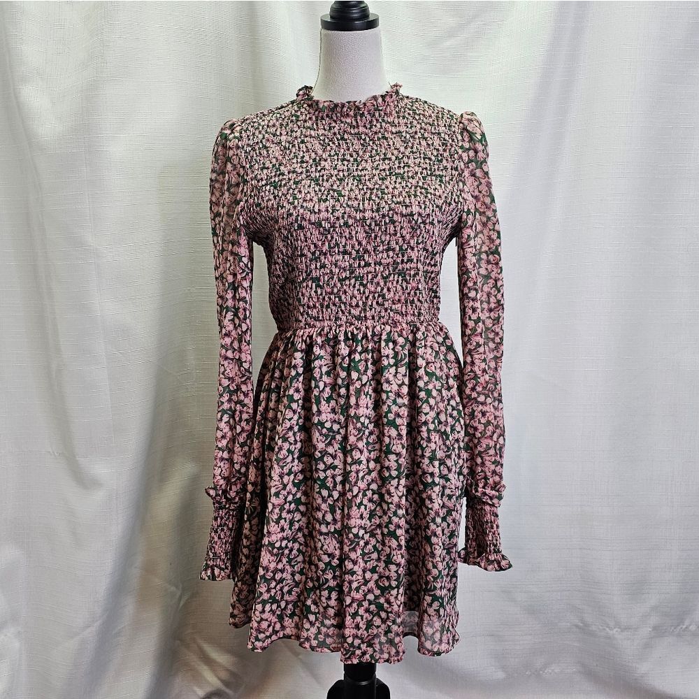 Floral Long Sleeve Dress - Picture 3 of 14